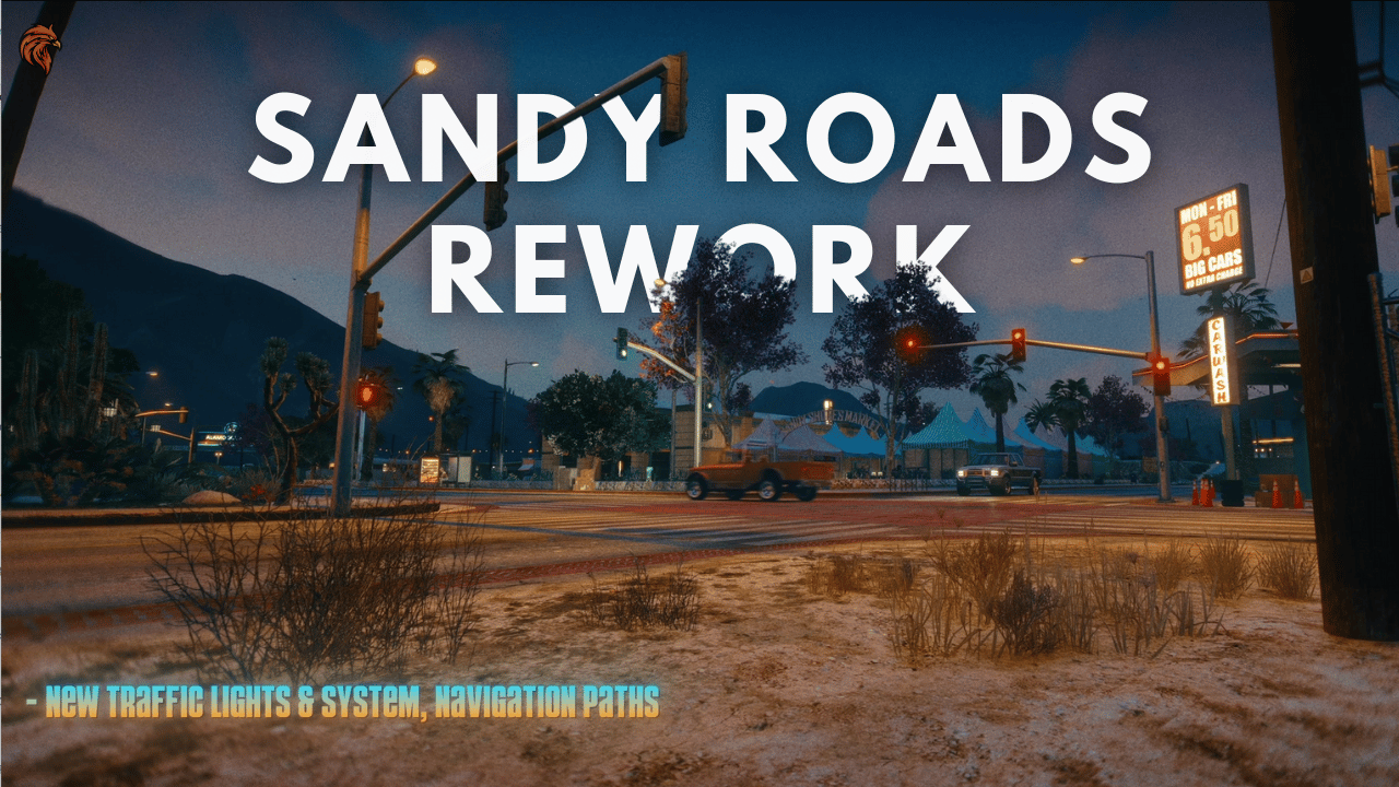 Sandy Shores Roads Rework + Traffic