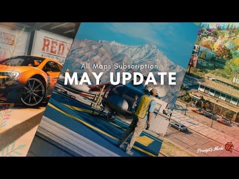 Red's AutoParts + Japanese Restaurant + Sandy Airfield — 3 maps