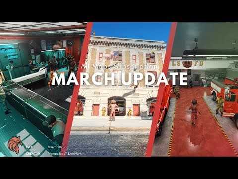 Ammunation Rework + Legion Fire Station + Vinewood Fire Station — 3 maps