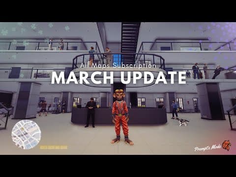 Vespucci City Hall + Rockford Dealership + Motorcycle Paradise + Mosley Dealership + Repair Shops (2 locations) — 5 maps